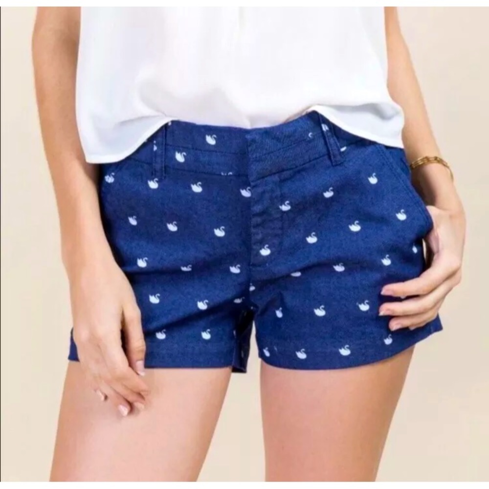 Francescas Harper Denim Swan Shorts NWT - Size M